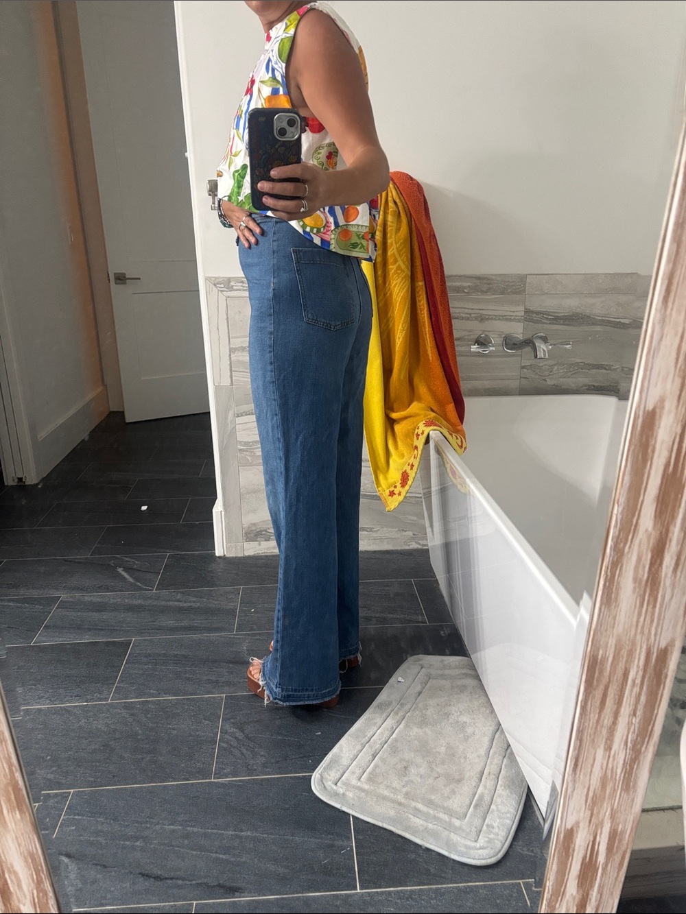 We the free, SUPER high-rise wide leg flare jeans - Picture 12 of 12